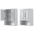 Wyndham WCV2525WCWH Daria 24 inch Wall-Mounted Storage Cabinet in White