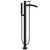 Wyndham WCAT102340P11BK Taron Modern-Style Floor Standing Tub Filler Faucet in Matte Black