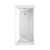 Wyndham WCBTW16030RBNTRIM Grayley 60 x 30 Inch Alcove Bathtub in White with Right-Hand Drain and Overflow Trim in Brushed Nickel
