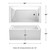 Wyndham WCBTW16032RMBTRIM Grayley 60 x 32 Inch Alcove Bathtub in White with Right-Hand Drain and Overflow Trim in Matte Black