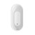 Wyndham WCBTE301159MWBNTRIM Ursula 59 Inch Freestanding Bathtub in Matte White with Brushed Nickel Drain and Overflow Trim