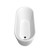 Wyndham WCBTE301159MWMBTRIM Ursula 59 Inch Freestanding Bathtub in Matte White with Matte Black Drain and Overflow Trim