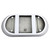 Wyndham WCOBT200067SWTRIM Brooklyn 67 Inch Freestanding Bathtub in White with Shiny White Drain and Overflow Trim