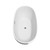 Wyndham WCBTK156163 Juno 63 Inch Freestanding Bathtub in White with Polished Chrome Drain and Overflow Trim