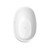 Wyndham WCBTE306159MWSWATPBK Juno 59 Inch Freestanding Bathtub in Matte White with Shiny White Trim and Floor Mounted Faucet in Matte Black