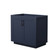 Wyndham WCF292936SBBCXSXXMXX Miranda 36 Inch Single Bathroom Vanity in Dark Blue, No Countertop, No Sink, Matte Black Trim