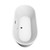 Wyndham WCOBT101267MBTRIM Carissa 67 Inch Freestanding Bathtub in White with Matte Black Drain and Overflow Trim