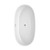 Wyndham WCBTK156163PCATPGD Juno 63 Inch Freestanding Bathtub in White with Polished Chrome Trim and Floor Mounted Faucet in Brushed Gold