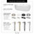 Wyndham WCOBT101360PCATPGD Juliette 60 Inch Freestanding Bathtub in White with Polished Chrome Trim and Floor Mounted Faucet in Brushed Gold