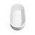 Wyndham WCOBT101360SWATPGD Juliette 60 Inch Freestanding Bathtub in White with Shiny White Trim and Floor Mounted Faucet in Brushed Gold