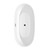 Wyndham WCBTE306167MWMBTRIM Juno 67 Inch Freestanding Bathtub in Matte White with Matte Black Drain and Overflow Trim