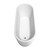 Wyndham WCBTK151167BNTRIM Ursula 67 Inch Freestanding Bathtub in White with Brushed Nickel Drain and Overflow Trim