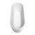Wyndham WCBTK151167SWTRIM Ursula 67 Inch Freestanding Bathtub in White with Shiny White Drain and Overflow Trim