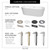 Wyndham WCOBT101260PCATPGD Carissa 60 Inch Freestanding Bathtub in White with Polished Chrome Trim and Floor Mounted Faucet in Brushed Gold