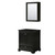 Wyndham WCS202030SDECXSXXMED Deborah 30 Inch Single Bathroom Vanity in Dark Espresso, No Countertop, No Sink, and Medicine Cabinet Wyndham WCS202030SDECXSXXMED Deborah 30 Inch Single Bathroom Vanity in Dark Espresso, No Countertop, No Sink, and Medicine Cabinet