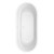 Wyndham WCOBT101371SWTRIM Juliette 71 Inch Freestanding Bathtub in White with Shiny White Drain and Overflow Trim
