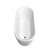 Wyndham WCBTE301159MWATP11PC Ursula 59 Inch Freestanding Bathtub in Matte White with Floor Mounted Faucet, Drain and Overflow Trim in Polished Chrome