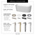 Wyndham WCBTK151159SWATPBK Ursula 59 Inch Freestanding Bathtub in White with Shiny White Trim and Floor Mounted Faucet in Matte Black