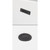 Wyndham WCBTE301159MWMBATPBK Ursula 59 Inch Freestanding Bathtub in Matte White with Floor Mounted Faucet, Drain and Overflow Trim in Matte Black