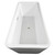Wyndham WCOBT100169BNTRIM Emily 69 Inch Freestanding Bathtub in White with Brushed Nickel Drain and Overflow Trim