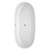 Wyndham WCBTK156171ATP11PC Juno 71 Inch Freestanding Bathtub in White with Floor Mounted Faucet, Drain and Overflow Trim in Polished Chrome