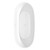 Wyndham WCBTE306171MWSWATPGD Juno 71 Inch Freestanding Bathtub in Matte White with Shiny White Trim and Floor Mounted Faucet in Brushed Gold