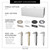 Wyndham WCOBT101160ATP11PC Melody 60 Inch Freestanding Bathtub in White with Floor Mounted Faucet, Drain and Overflow Trim in Polished Chrome