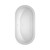 Wyndham WCOBT100260SWATPBK Soho 60 Inch Freestanding Bathtub in White with Shiny White Trim and Floor Mounted Faucet in Matte Black