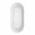Wyndham WCOBT101367SWATPGD Juliette 67 Inch Freestanding Bathtub in White with Shiny White Trim and Floor Mounted Faucet in Brushed Gold