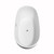 Wyndham WCOBT101465 Rebecca 65 Inch Freestanding Bathtub in White with Polished Chrome Drain and Overflow Trim