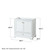 Wyndham WCS202036SWGCXSXXMED Deborah 36 Inch Single Bathroom Vanity in White, No Countertop, No Sink, Brushed Gold Trim, Medicine Cabinet Wyndham WCS202036SWGCXSXXMED Deborah 36 Inch Single Bathroom Vanity in White, No Countertop, No Sink, Brushed Gold Trim, Medicine Cabinet