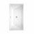 Wyndham WCBTK151459ATP11PC Sara 59 Inch Freestanding Bathtub in White with Floor Mounted Faucet, Drain and Overflow Trim in Polished Chrome