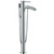 Wyndham WCOBT100367ATP11PC Mermaid 67 Inch Freestanding Bathtub in White with Floor Mounted Faucet, Drain and Overflow Trim in Polished Chrome