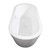 Wyndham WCOBT100367SWATPGD Mermaid 67 Inch Freestanding Bathtub in White with Shiny White Trim and Floor Mounted Faucet in Brushed Gold