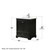 Wyndham WCS202030SDEC2UNSMXX Deborah 30 Inch Single Bathroom Vanity in Dark Espresso, Light-Vein Carrara Cultured Marble Countertop, Undermount Square Sink, No Mirror