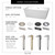 Wyndham WCBTK151463SWATPGD Sara 63 Inch Freestanding Bathtub in White with Shiny White Trim and Floor Mounted Faucet in Brushed Gold