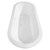 Wyndham WCOBT100268SWATPBK Soho 68 Inch Freestanding Bathtub in White with Shiny White Trim and Floor Mounted Faucet in Matte Black