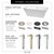 Wyndham WCBTK150467PCATPGD Tiffany 67 Inch Freestanding Bathtub in White with Polished Chrome Trim and Floor Mounted Faucet in Brushed Gold