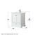 Wyndham WCS202030SWHC2UNSM24 Deborah 30 Inch Single Bathroom Vanity in White, Light-Vein Carrara Cultured Marble Countertop, Undermount Square Sink, 24 Inch Mirror Wyndham WCS202030SWHC2UNSM24 Deborah 30 Inch Single Bathroom Vanity in White, Light-Vein Carrara Cultured Marble Countertop, Undermount Square Sink, 24 Inch Mirror