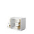 Wyndham WCF292942SWGCXSXXMXX Miranda 42 Inch Single Bathroom Vanity in White, No Countertop, No Sink, Brushed Gold Trim