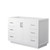 Wyndham WCF292948SWHCXSXXMXX Miranda 48 Inch Single Bathroom Vanity in White, No Countertop, No Sink, Brushed Nickel Trim
