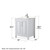 Wyndham WCV252530SWHC2UNSM24 Daria 30 Inch Single Bathroom Vanity in White, Light-Vein Carrara Cultured Marble Countertop, Undermount Square Sink, 24 Inch Mirror Wyndham WCV252530SWHC2UNSM24 Daria 30 Inch Single Bathroom Vanity in White, Light-Vein Carrara Cultured Marble Countertop, Undermount Square Sink, 24 Inch Mirror