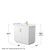 Wyndham WCF292936SWGWCUNSMXX Miranda 36 Inch Single Bathroom Vanity in White, White Cultured Marble Countertop, Undermount Square Sink, Brushed Gold Trim