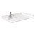 Wyndham WCG242436SKGCCUNSMXX Beckett 36 Inch Single Bathroom Vanity in Dark Gray, Carrara Cultured Marble Countertop, Undermount Square Sink, Brushed Nickel Trim