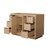 Wyndham WCF282848SLBCXSXXMXX Maroni 48 Inch Single Bathroom Vanity in Light Straw, No Countertop, No Sink, Matte Black Trim