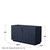 Wyndham WCF292960SBBCXSXXMXX Miranda 60 Inch Single Bathroom Vanity in Dark Blue, No Countertop, No Sink, Matte Black Trim