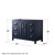 Wyndham WCV252548SBLCXSXXMED Daria 48 Inch Single Bathroom Vanity in Dark Blue, No Countertop, No Sink, Medicine Cabinet Wyndham WCV252548SBLCXSXXMED Daria 48 Inch Single Bathroom Vanity in Dark Blue, No Countertop, No Sink, Medicine Cabinet