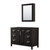 Wyndham WCV252548SDECXSXXMED Daria 48 Inch Single Bathroom Vanity in Dark Espresso, No Countertop, No Sink, and Medicine Cabinet Wyndham WCV252548SDECXSXXMED Daria 48 Inch Single Bathroom Vanity in Dark Espresso, No Countertop, No Sink, and Medicine Cabinet