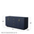 Wyndham WCF292972DBLCXSXXMXX Miranda 72 Inch Double Bathroom Vanity in Dark Blue, No Countertop, No Sink, Brushed Gold Trim