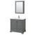 Wyndham WCS202036SKGC2UNSMED Deborah 36 Inch Single Bathroom Vanity in Dark Gray, Light-Vein Carrara Cultured Marble Countertop, Undermount Square Sink, Medicine Cabinet Wyndham WCS202036SKGC2UNSMED Deborah 36 Inch Single Bathroom Vanity in Dark Gray, Light-Vein Carrara Cultured Marble Countertop, Undermount Square Sink, Medicine Cabinet